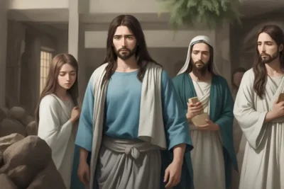 jesus en compania de los apostoles